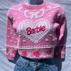 🎀 1991 MATTEL BARBIE KNIT SWEATER USA MADE